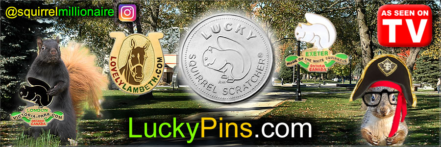 LuckyPins.com - The World FAMOUS Lucky Pins and Coins seen on TLC's Lottery Changed My Life - By Squirrel Millionaire Ric Wallace